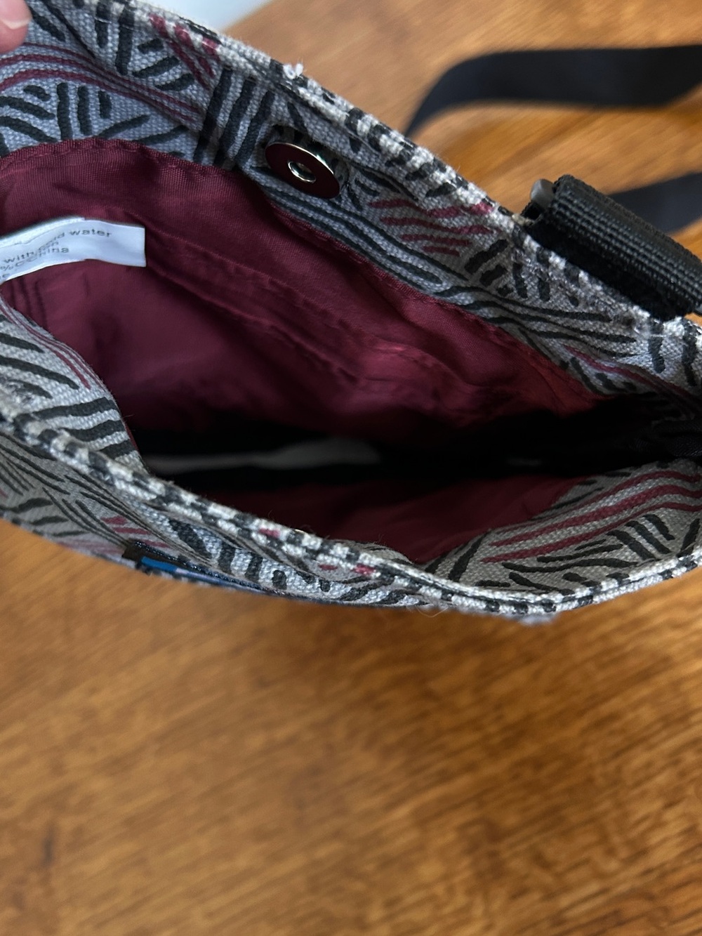 NWOT KAVU CANVAS CROSS BODY BAG - Picture 4 of 5
